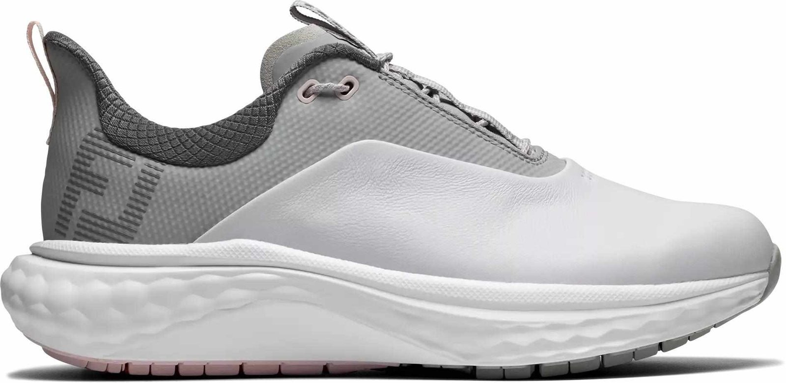 FootJoy Quantum ladies golf shoes, white/grey/pink