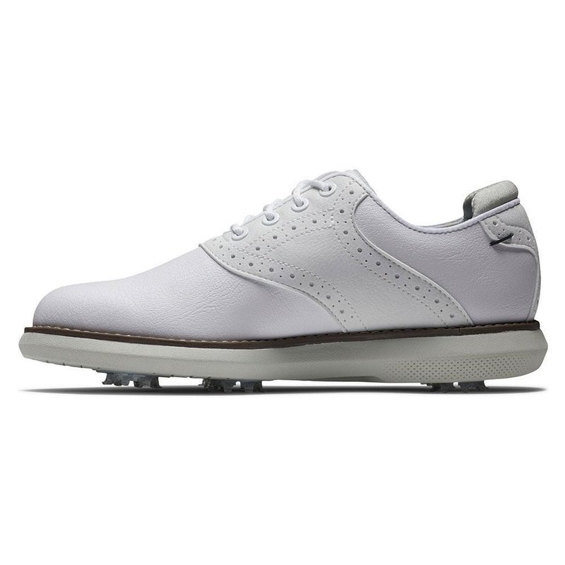 FootJoy Traditions junior golf shoes, white