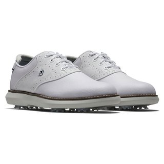 FootJoy Traditions junior golf shoes, white
