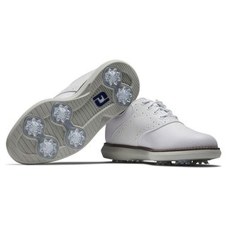 FootJoy Traditions junior golf shoes, white