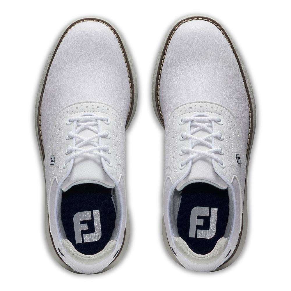 FootJoy Traditions junior golf shoes, white