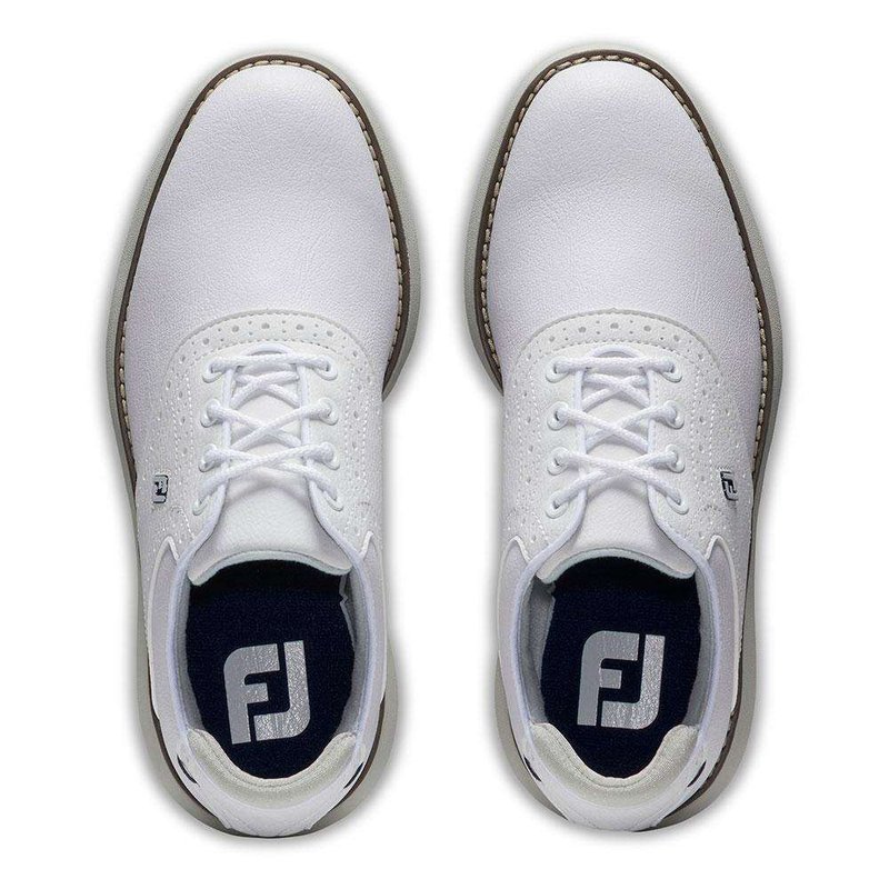 FootJoy Traditions junior golf shoes, white