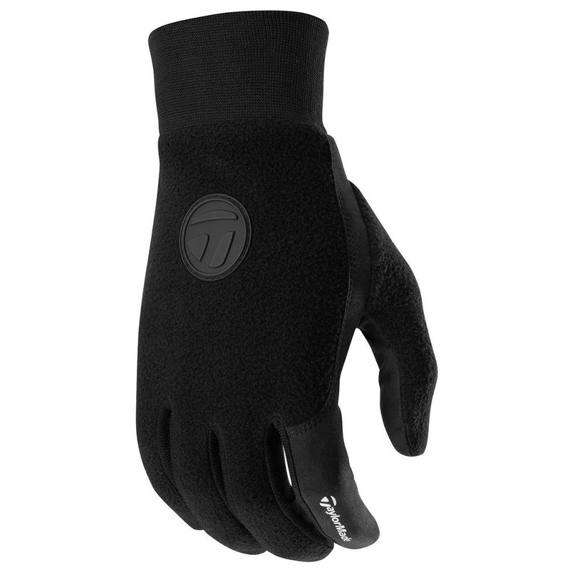 TaylorMade Cold Weather mens glove pair, black