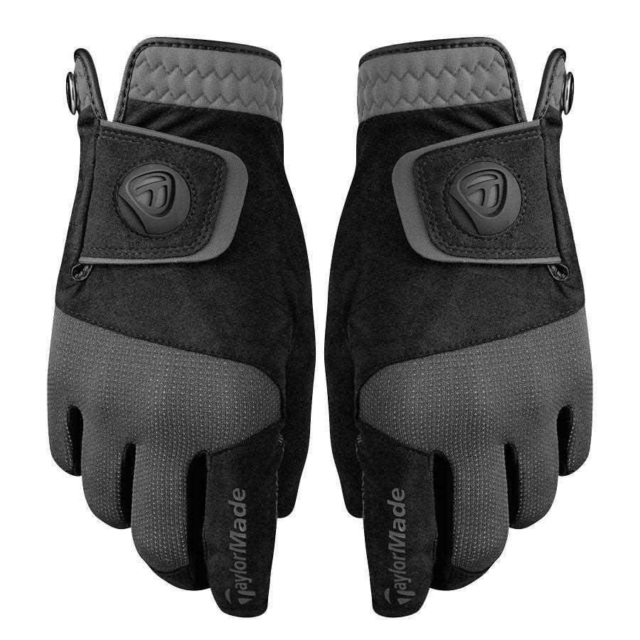 TaylorMade Rain Control ladies golf gloves, pair, black