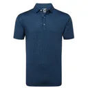 FootJoy Painted Floral Lisle men's polo, navy