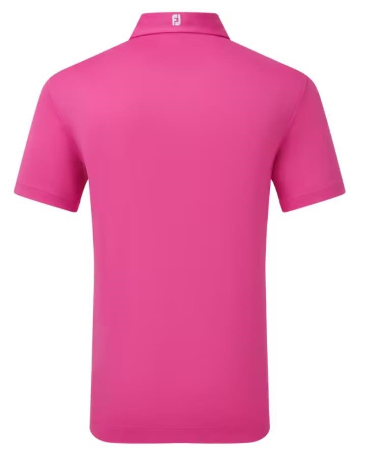 FootJoy Stretch Pique Solid men's polo, hot pink