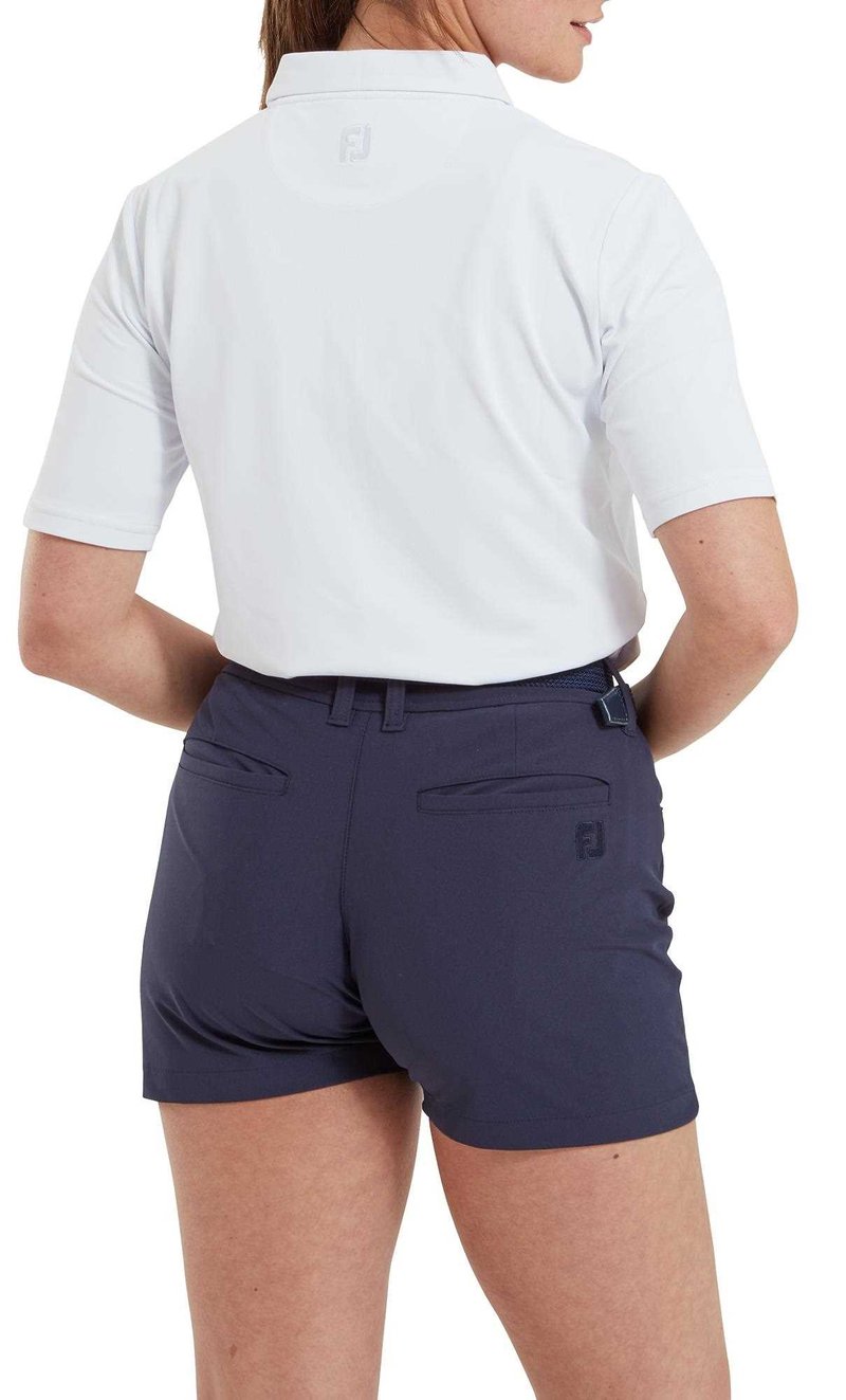 FootJoy Half-Sleeve Pique women's polo, white