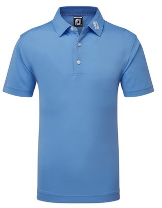 FootJoy Stretch Pique Solid junior polo, blue