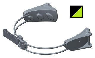 Big Max Upper Bag Holder, black/lime