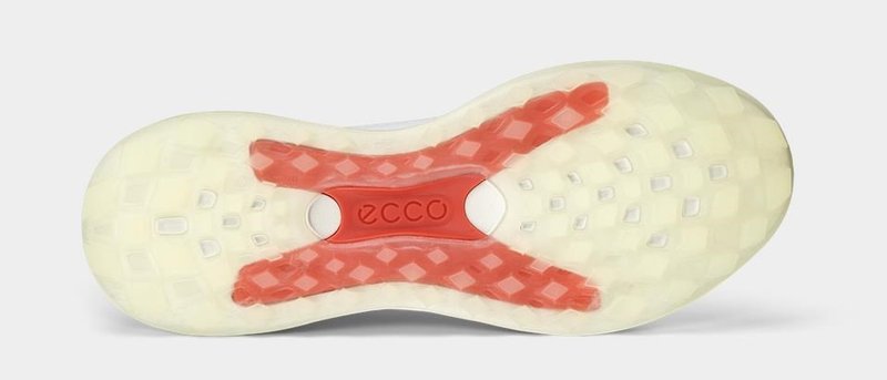 Ecco Lt1 ladies waterproof golf shoes, white