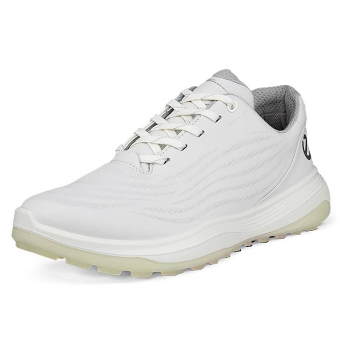 Ecco Lt1 ladies waterproof golf shoes, white