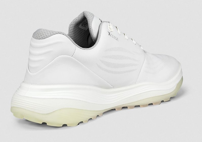 Ecco Lt1 ladies waterproof golf shoes, white