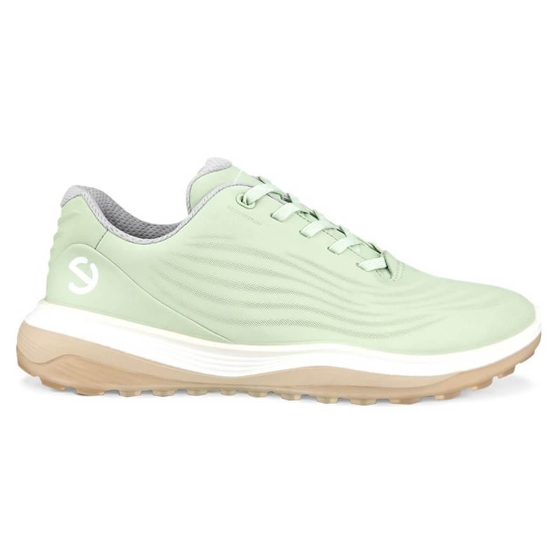 Ecco Lt1 ladies waterproof golf shoes, matcha