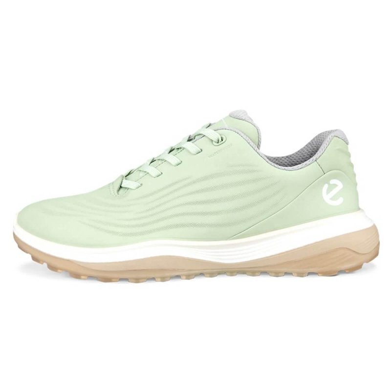 Ecco Lt1 ladies waterproof golf shoes, matcha