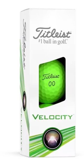 Titleist Velocity golf balls 2024, green