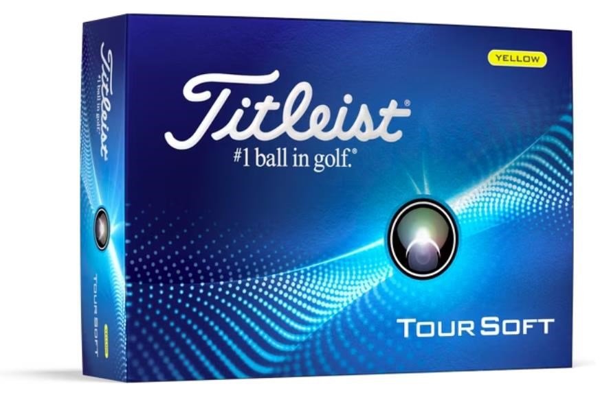 Titleist Tour Soft golf balls 2024, yellow