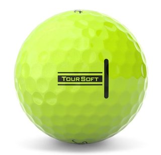 Titleist Tour Soft golf balls 2024, yellow