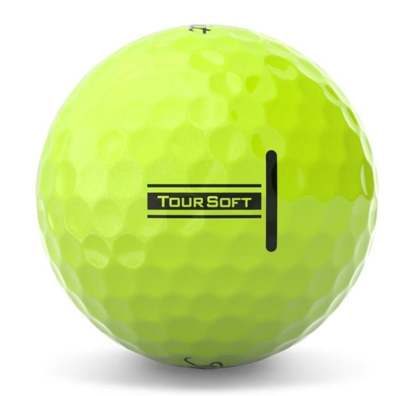 Titleist Tour Soft golf balls 2024, yellow