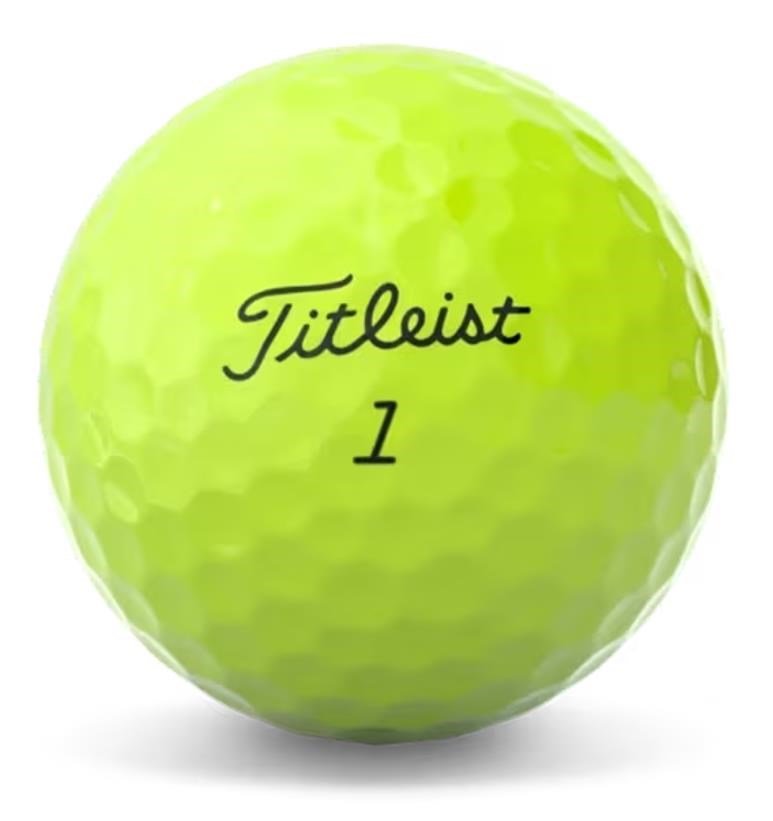 Titleist Tour Soft golf balls 2024, yellow