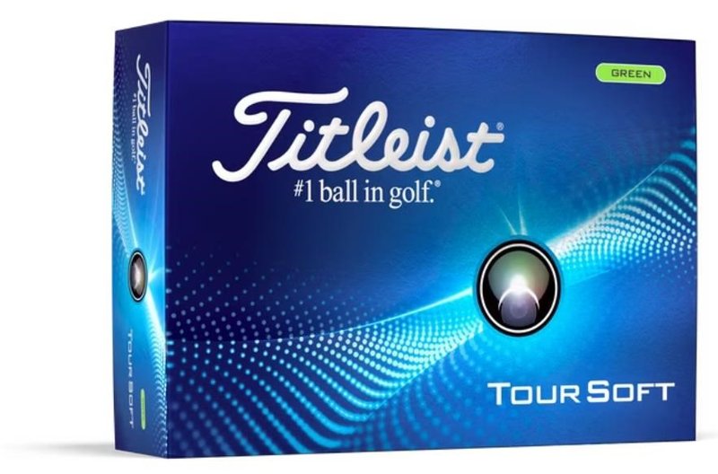 Titleist Tour Soft golf balls 2024, green