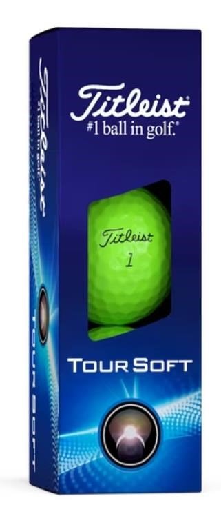 Titleist Tour Soft golf balls 2024, green