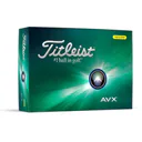 Titleist AVX golf balls 2024, yellow