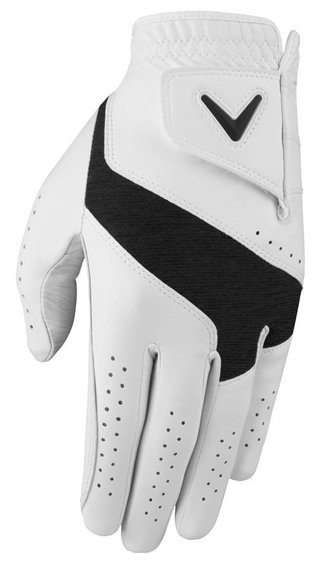 Callaway Fusion mens golf glove, white