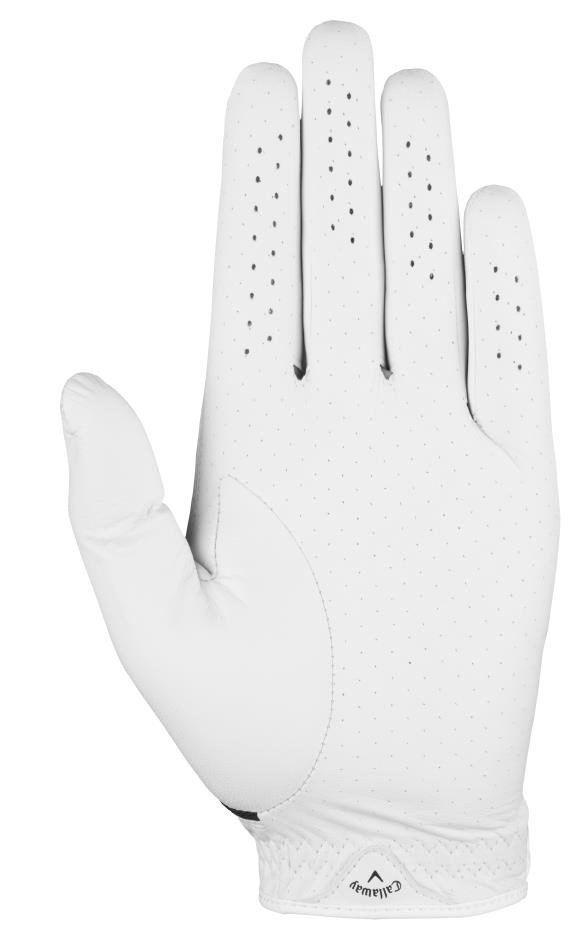 Callaway Fusion mens golf glove, white