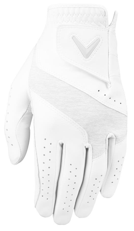 Callaway Fusion ladies golf glove, white