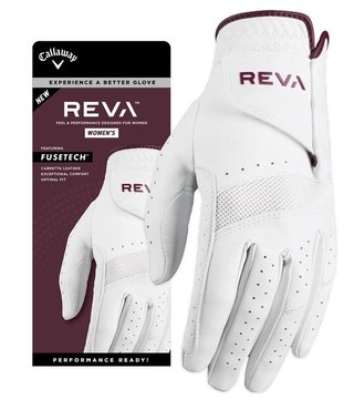 Callaway Reva ladies golf glove, white