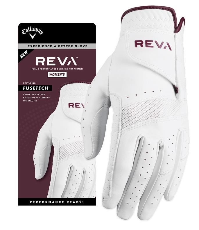 Callaway Reva ladies golf glove, white