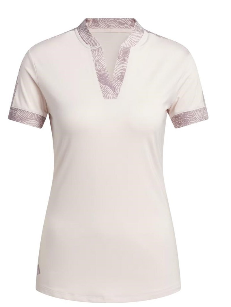 Adidas Ultimate 365 Printed women's polo, putty mauve
