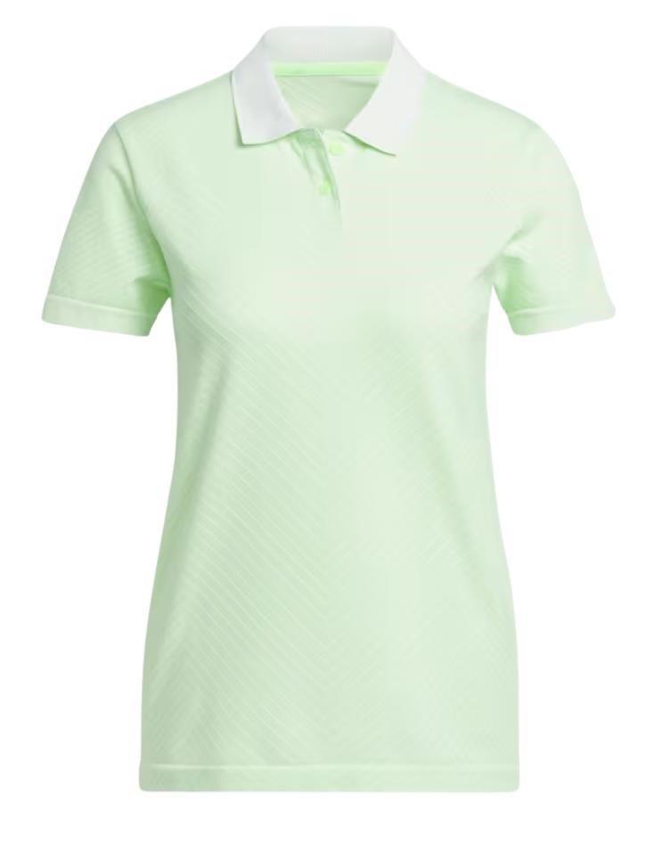 Adidas Ultimate 365 Tour PrimeKnit women's polo, crystal jade