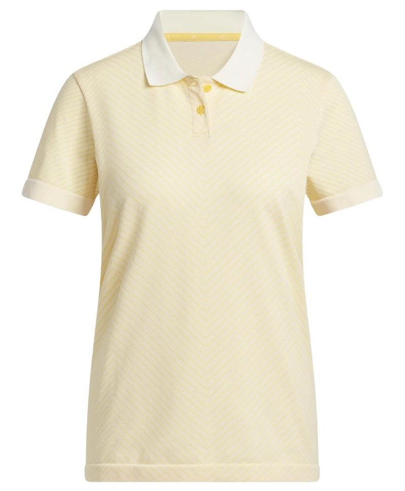Adidas Ultimate 365 Tour PrimeKnit ladies polo, ivory