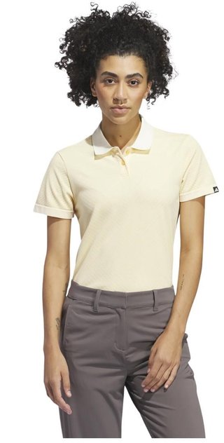 Adidas Ultimate 365 Tour PrimeKnit ladies polo, ivory