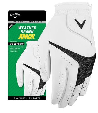 Callaway Weather Spann Junior Golf Glove, White