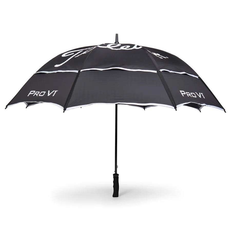 Titleist Tour Double Canopy Umbrella 68", black/white