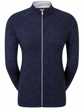FootJoy Floral Embossed women's sweatshirt, navy