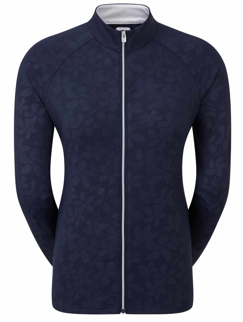 FootJoy Floral Embossed women's sweatshirt, navy