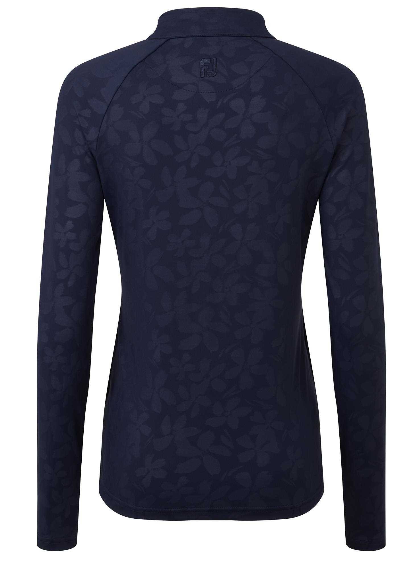FootJoy Floral Embossed women's sweatshirt, navy