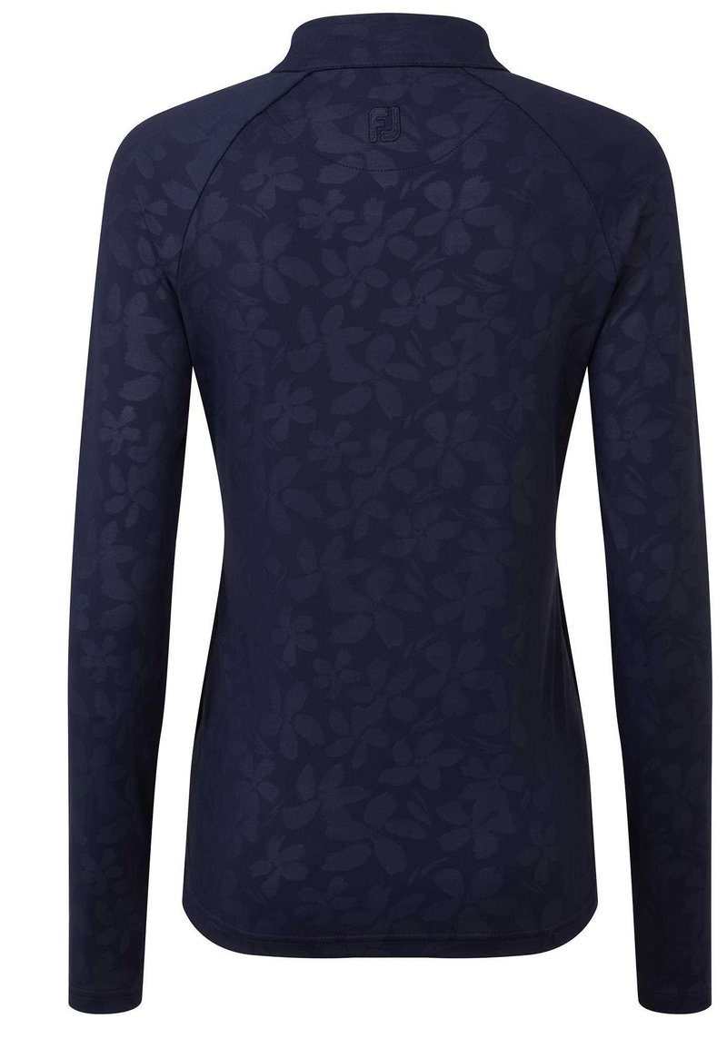 FootJoy Floral Embossed women's sweatshirt, navy
