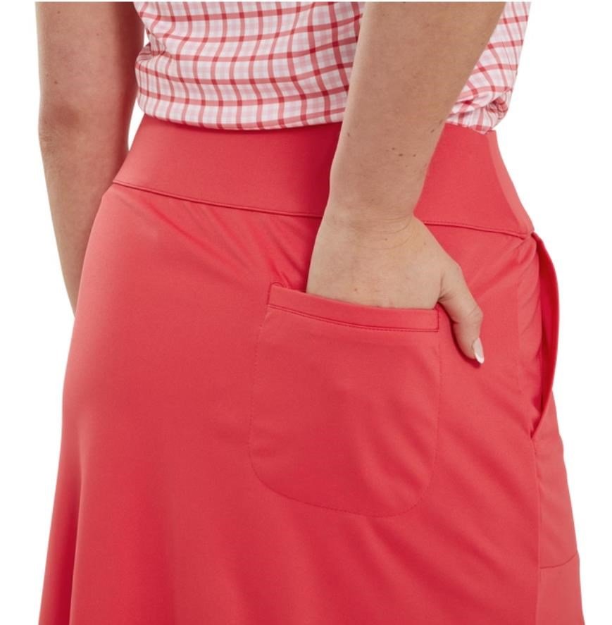 FootJoy golf skort 2024 women's skirt, red