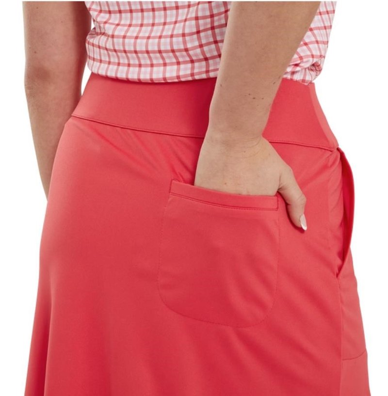 FootJoy golf skort 2024 women's skirt, red