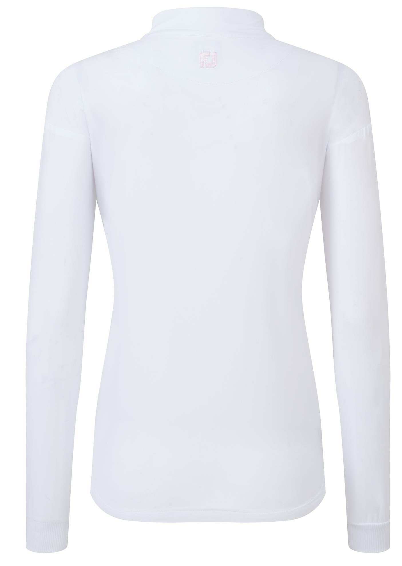 FootJoy Lightweight Full-Zip women's jacket, white/pink