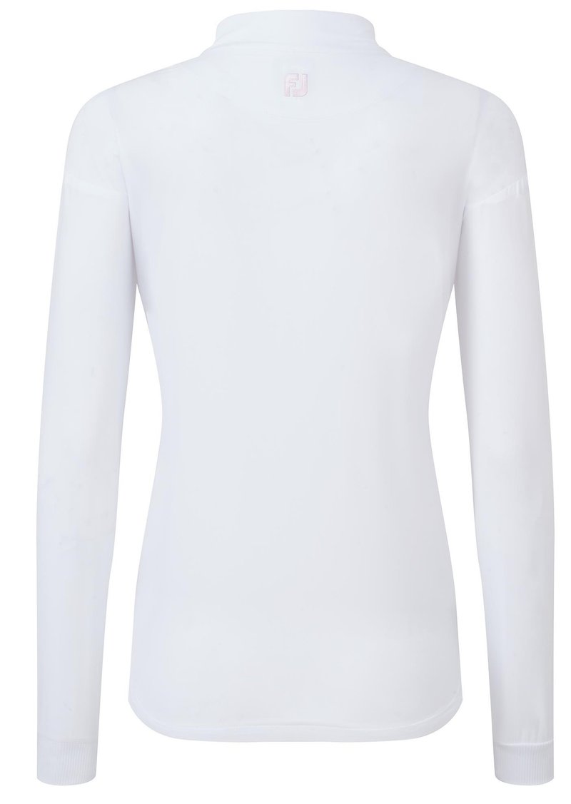 FootJoy Lightweight Full-Zip women's jacket, white/pink