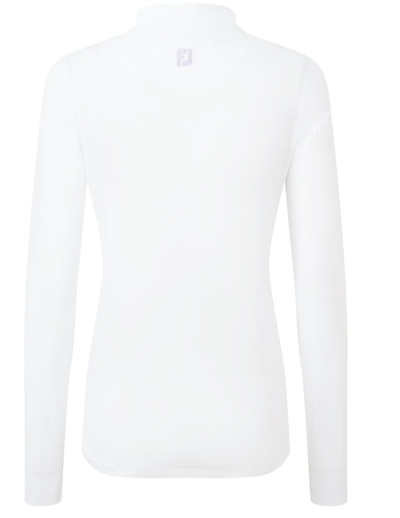 FootJoy Lightweight Full-Zip women's jacket, white/lavender