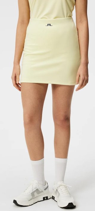 J.Lindeberg Raphaela women's golf skirt, wax yellow