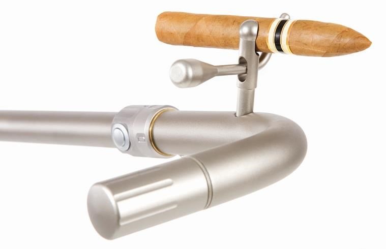 JuCad cigar and cigarette holder, silver