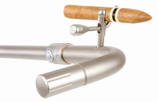 JuCad cigar and cigarette holder, silver