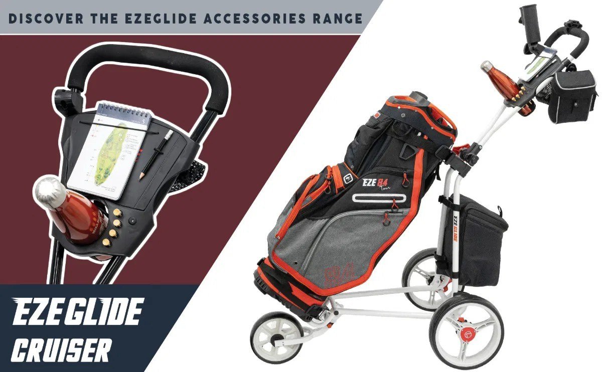 Ezeglide Cruiser manual trolley, white